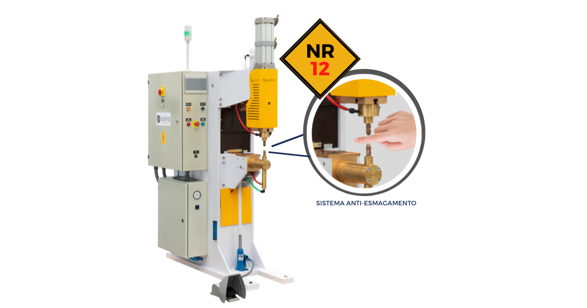 NR12 - Sistema Antiesmagamento para Máquina de Solda a Ponto